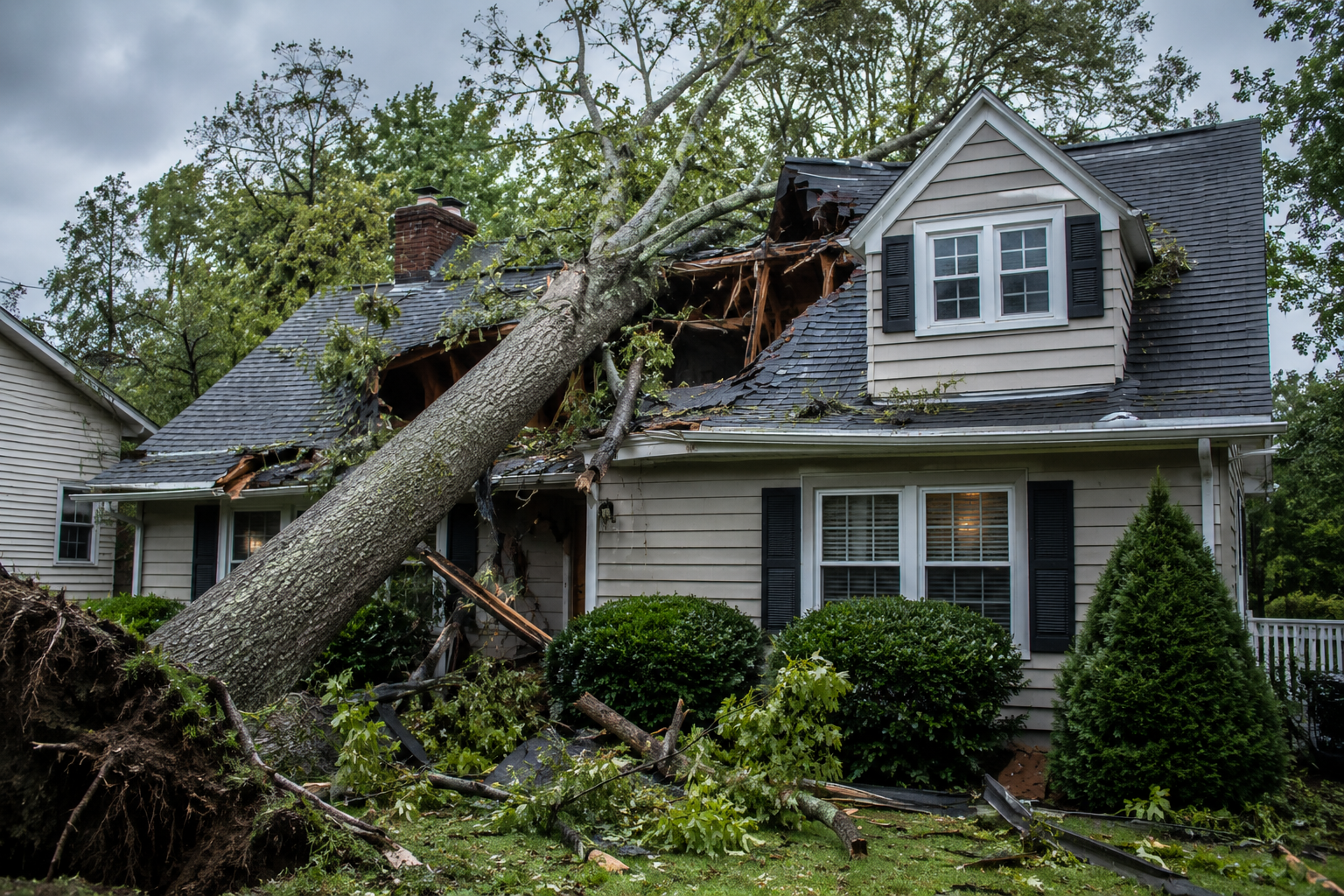 Storm damage restoration Cleveland Ohio